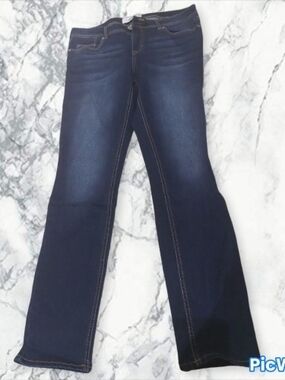 Jordache Dark Blue Straight Leg Jeans